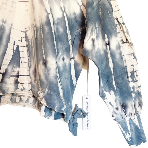 YOUNG FABULOUS & BROKE NWT Saltwater Crew Neck Tie Dye Sweatshirt Size Small - Picture 8 of 14
